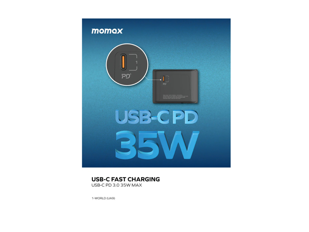Buy Momax 1-World 5-Port Travel Charger 35W - Fast Charging in Qatar Buy Momax 1-World 5-Port Travel Charger 35W - Fast Charging in Qatar